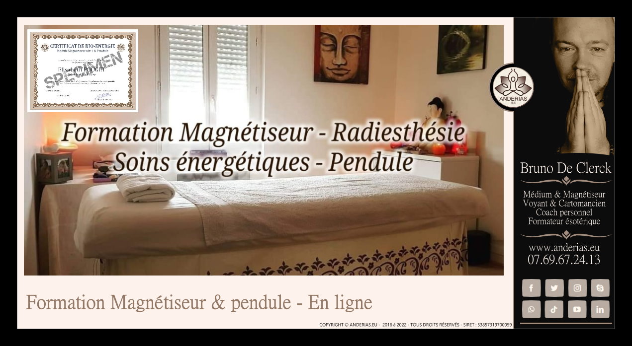 Formation en ligne : Magnétiseur & Pendule