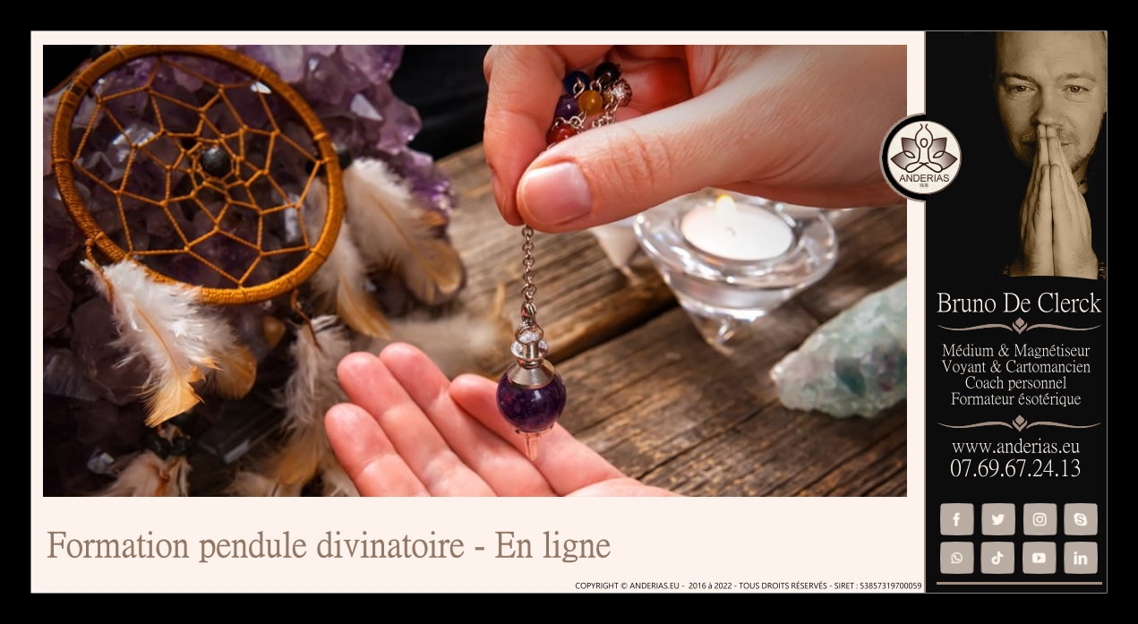 Formation en ligne : Pendule divinatoire